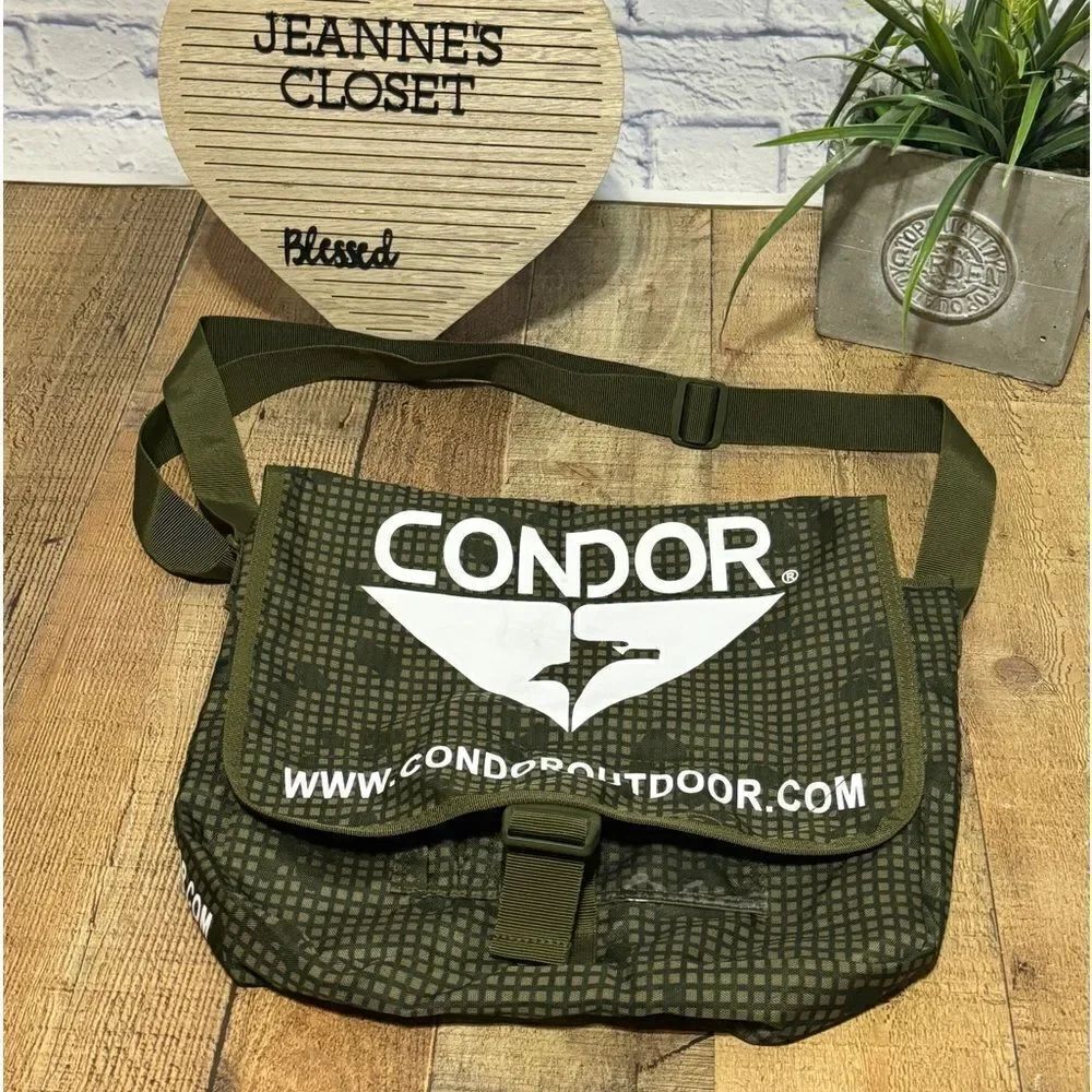 Condor Outdoor Lightweight Messenger Logo Courier Shoulder Crossover ID Bag